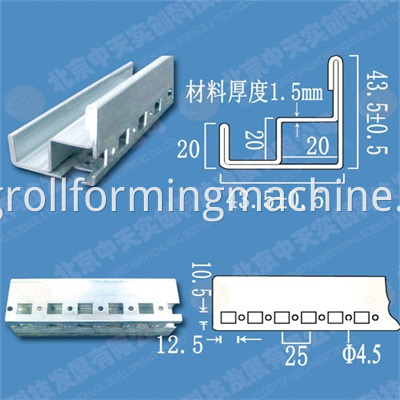 Nine Fold Profile Electric Cabinet Roll Forming Machines